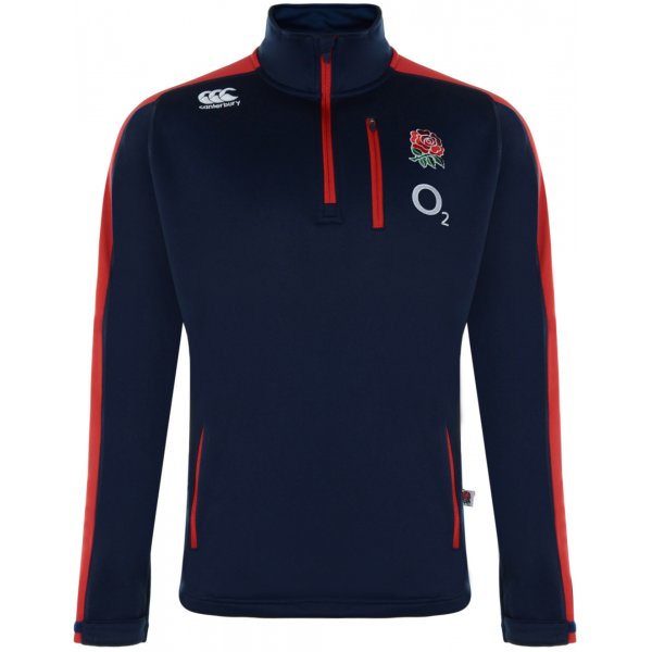 2012-13 England 1/4 Zip Thermal Layer Top (Navy)