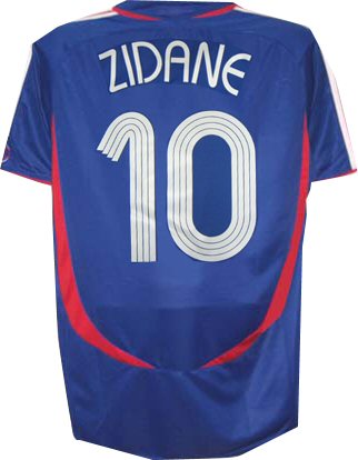 06-07 France home (Zidane 10)