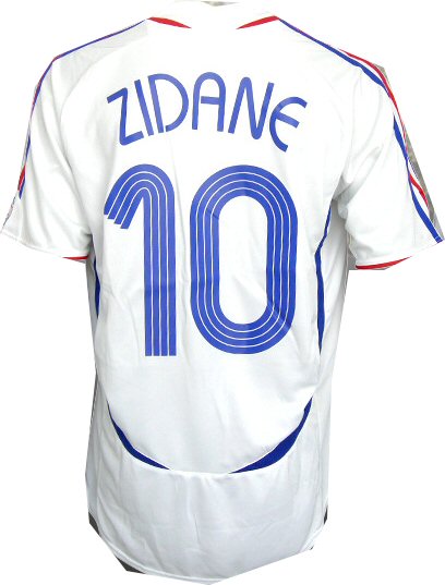 06-07 France away (Zidane 10)