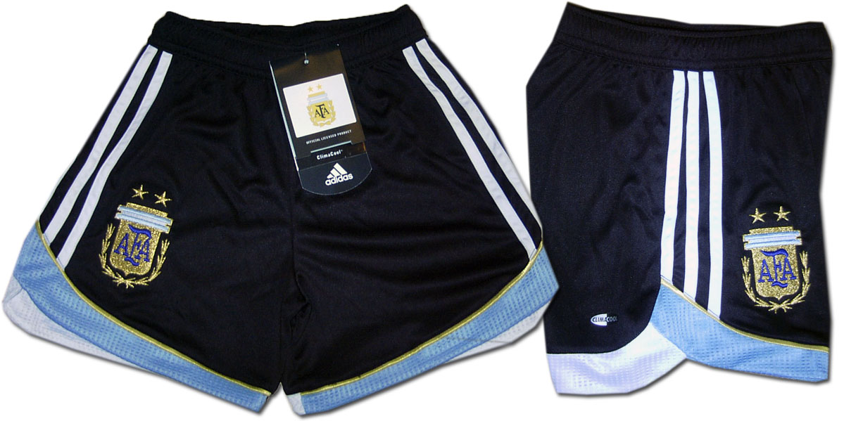 06-07 Argentina home shorts - Kids