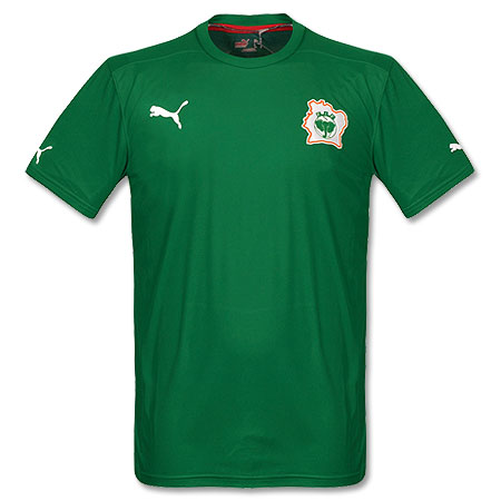 08-09 Ivory Coast Training Tee (green)