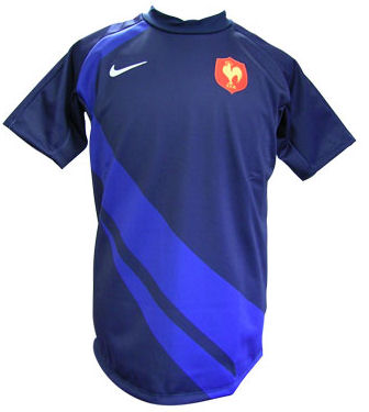 08-09 France Rugby away shirt