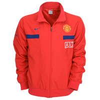 2009 Man Utd Woven Warmup Jacket (red)