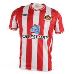 09-10 Sunderland home shirt