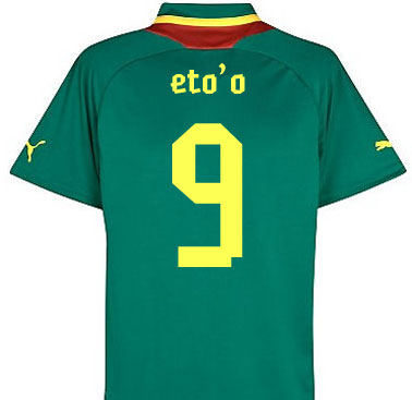 2012-13 Cameroon Home Shirt (Eto'o 9)