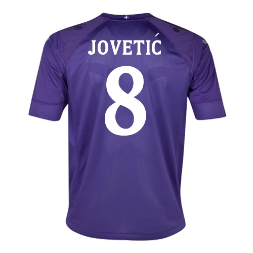 2012-13 Fiorentina Joma Home Shirt (Jovetic 8)