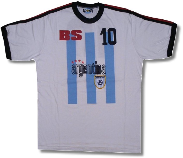 Argentina Tee (white) 05/06