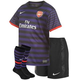 2012-13 Arsenal Away Nike Little Boys Mini Kit