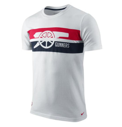 2012-13 Arsenal Nike Core T-Shirt (White)