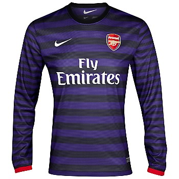 2012-13 Arsenal Away Long Sleeve Shirt (Kids)