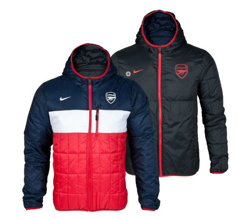 2012-13 Arsenal Nike Flip It Reversible Jacket (Black)