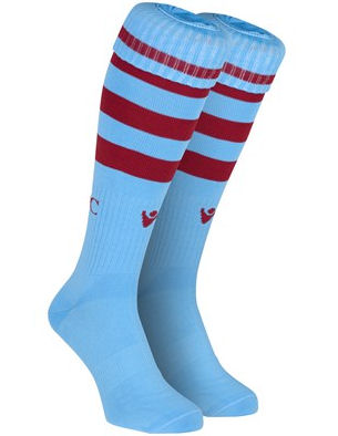 2012-13 Aston Villa Macron Home Socks