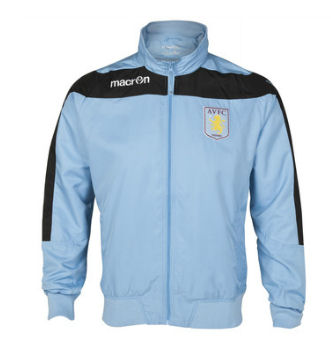 2012-13 Aston Villa Macron Microfibre Travel Jacket (Sky)