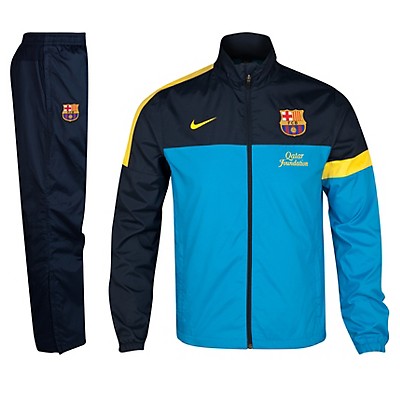 2012-13 Barcelona Nike Woven Tracksuit (Blue) - Ladies