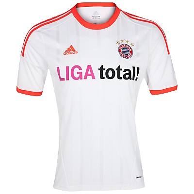 2012-13 Bayern Munich Adidas Away Football Shirt