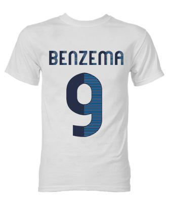 Karim Benzema Real Madrid Hero T-Shirt (White)
