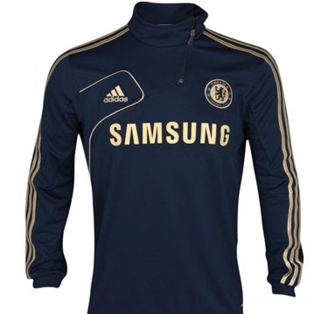 2012-13 Chelsea Adidas Training Top (Navy) - Kids