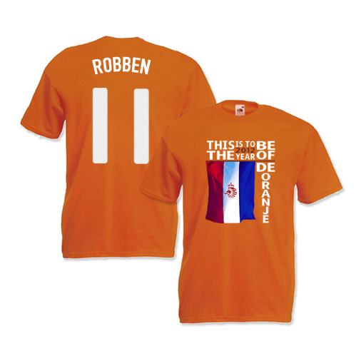 Holland Euro 2012 Our Year T-Shirt (Robben 11)