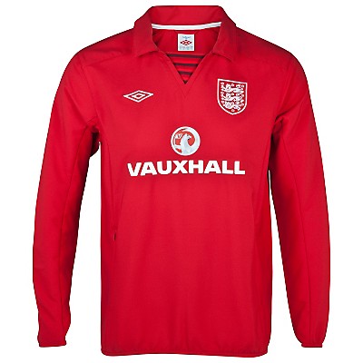 2012-13 England Umbro Warm Up Top (Red)