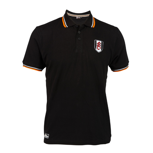 2012-13 Fulham Piquet Polo Shirt (Black)