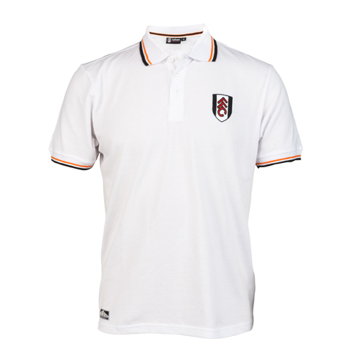 2012-13 Fulham Piquet Polo Shirt (White)