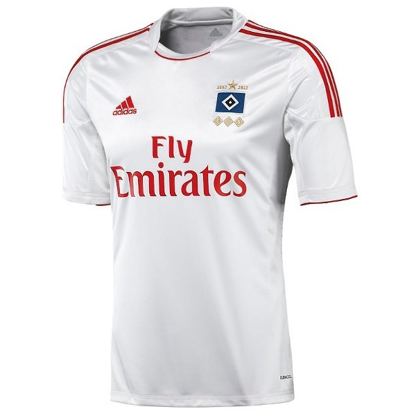 2012-13 Hamburg Adidas Home Football Shirt