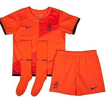 2012-13 Holland Euro 2012 Home Little Boys Mini Kit