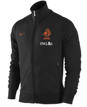 2012-13 Holland Nike Authentic N98 Jacket (Black) - Sponsor