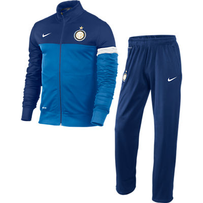 2012-13 Inter Milan Nike Sideline Tracksuit (Blue)
