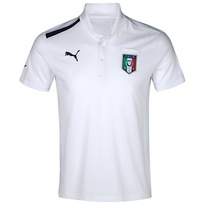 2012-13 Italy Puma Polo Shirt (White)