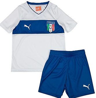 2012-13 Italy Euro 2012 Away Little Boys Mini Kit