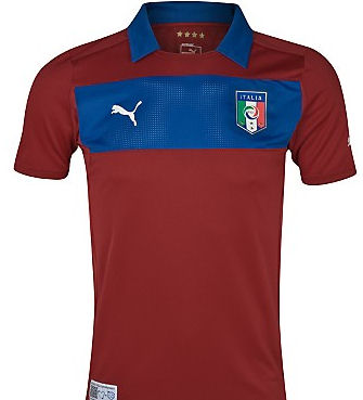 2012-13 Italy Euro 2012 Change Goalkeeper Shirt (Red)