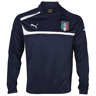 2012-13 Italy Puma Half Zip Training Top (Navy)