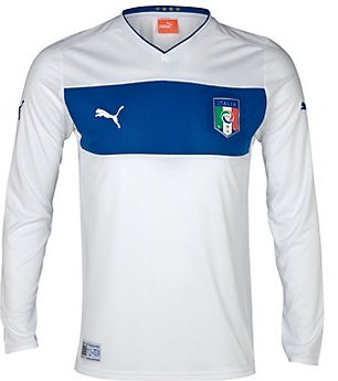 2012-13 Italy Euro 2012 Long Sleeve Away Shirt