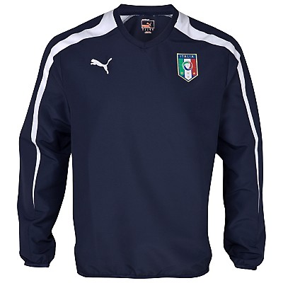 2012-13 Italy Puma Windbreaker Jacket (Navy)