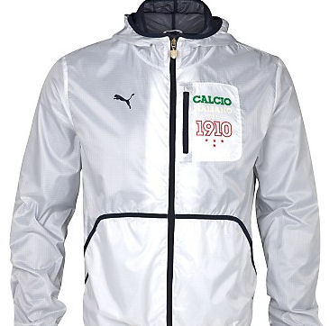 2012-13 Italy Puma Windbreaker Jacket (White)