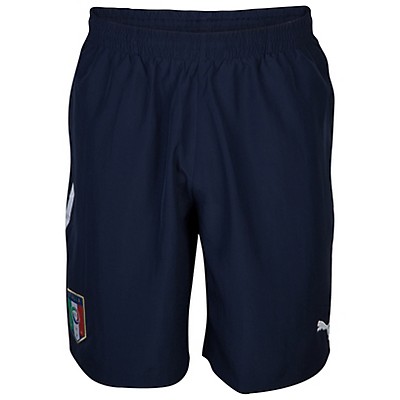 2012-13 Italy Puma Woven Shorts (Navy)
