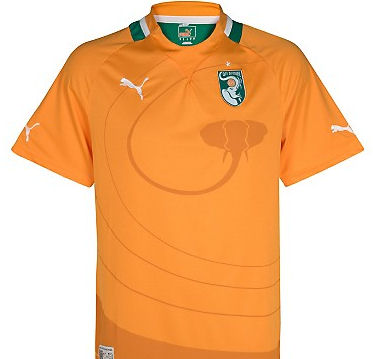 2012-13 Ivory Coast Puma Home Football Shirt