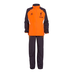 2012-13 Liverpool Warrior Presentation Tracksuit (Orange) - Kids