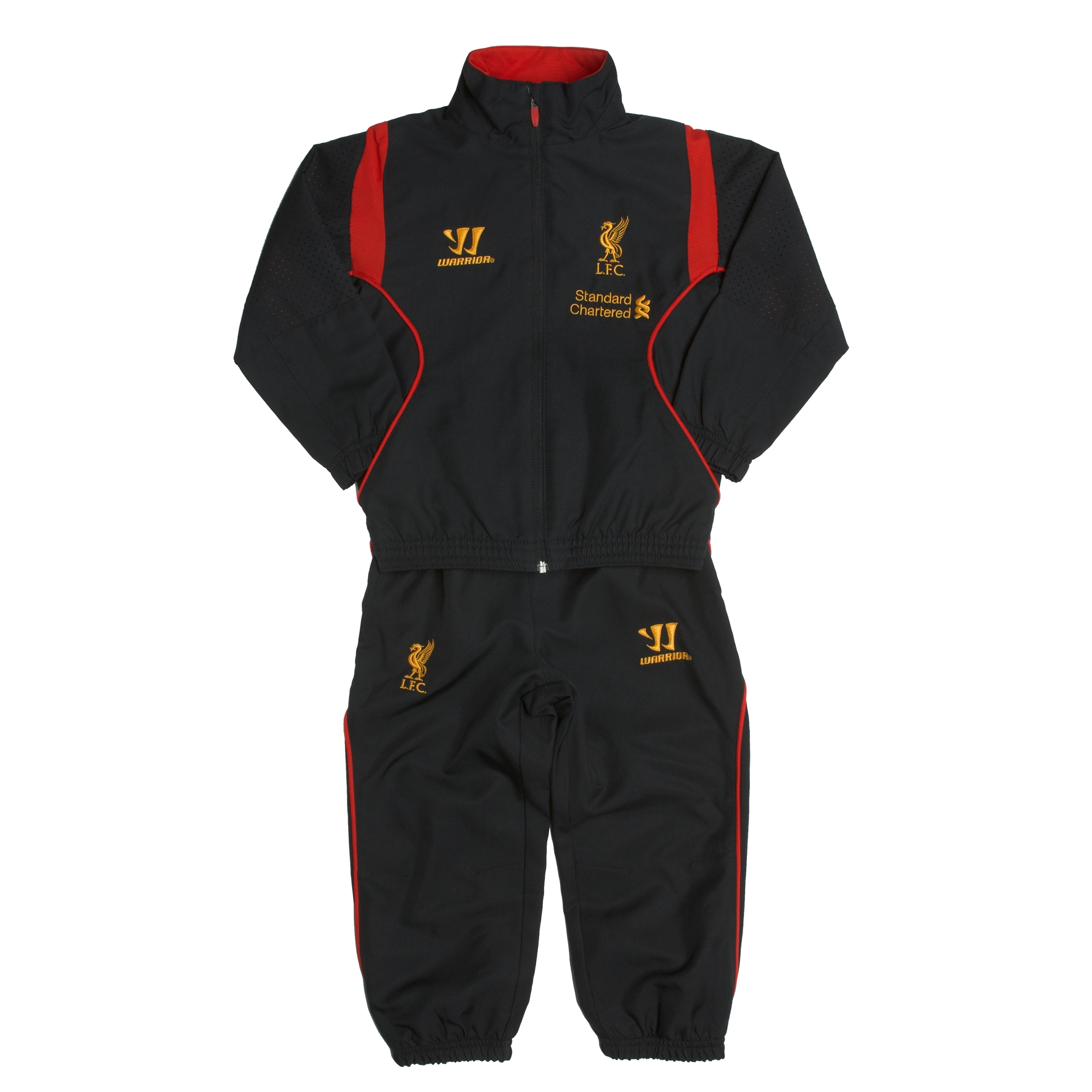 2012-13 Liverpool Warrior Infants Tracksuit (Black)