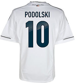 2012-13 Germany Home Shirt (Podolski 10)