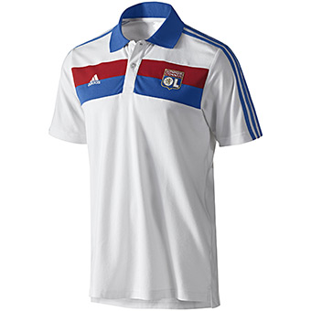 2011-12 Olympique Lyon Adidas Polo Shirt (White)