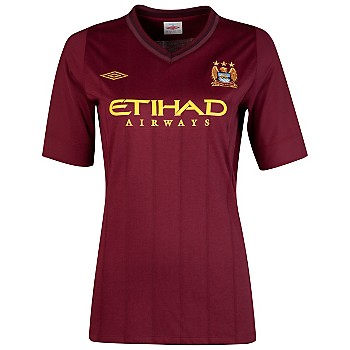 2012-13 Man City Away Ladies Football Shirt