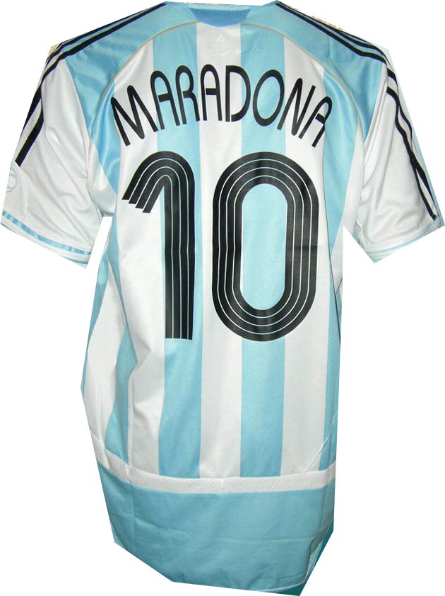 Argentina home (Maradona 10) 06/07