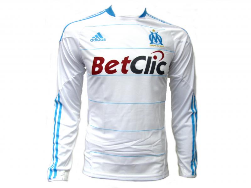 2010-11 Marseille Long Sleeve Home Shirt