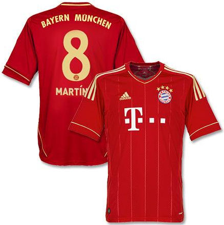 2012-13 Bayern Munich Home Shirt (Martinez 8)