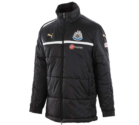 2012-13 Newcastle Puma Coach Jacket (Black)