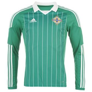 2012-13 Northern Ireland Home Long Sleeved Shirt
