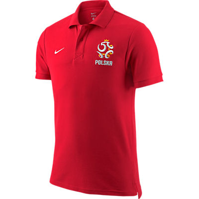 2012-13 Poland Nike Core Polo Shirt (Red)