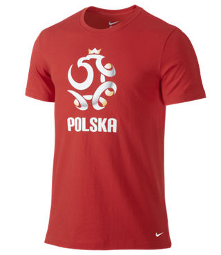 2012-13 Poland Nike Core T-Shirt (Red)